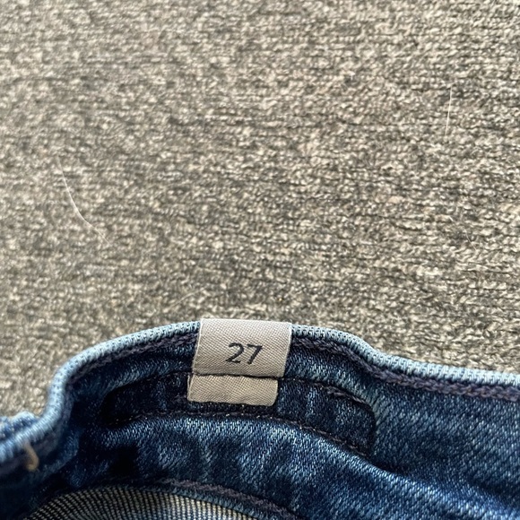 Citizens Of Humanity Chrissy Uber High Rise Skinny Distressed Jeans Size 27 - Picture 5 of 10